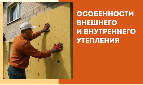 Какие особенности внешнего и внутреннего утепления в Крымске