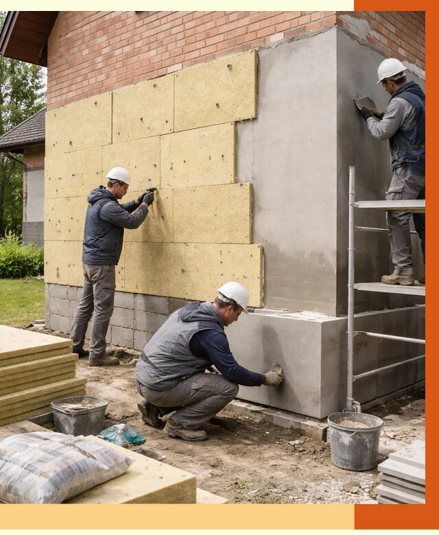 Утепление частного дома в Крымске под ключ от 7772 руб/м2 — недорого | ТепломастерКрм