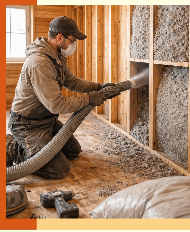 Утепление дачного дома эковатой в Крымске — быстро и надёжно