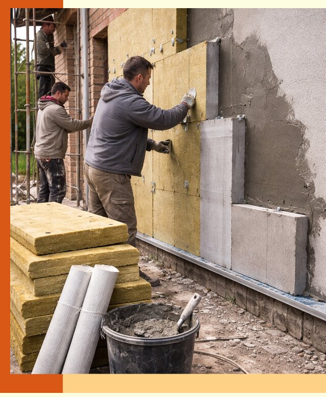 Утепление кирпичного дома под ключ в Крымске