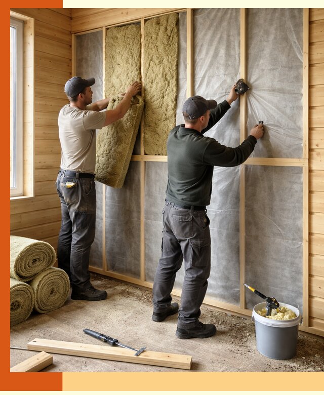 Утепление дома из минибруса в Крымске: комплексные теплоизоляционные работы