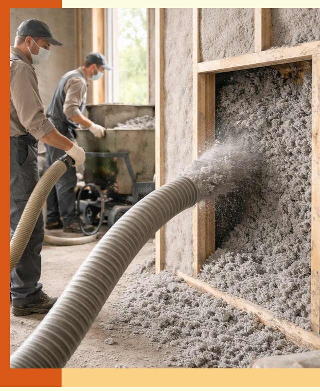 Утепление коттеджа эковатой в Крымске с гарантией качества