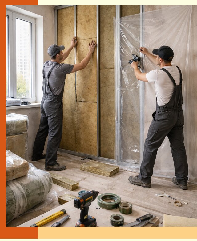 Утепление квартиры изнутри профессионально в Крымске