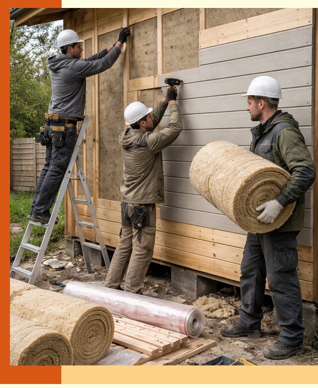Утепление бани снаружи в Крымске профессионально и надежно