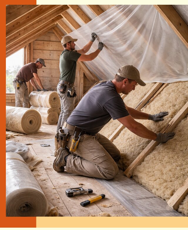 Утепление крыши изнутри в Крымске: профессионально и надежно