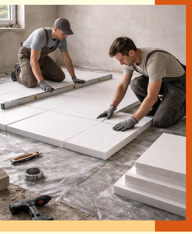 Утепление бетонного пола в Крымске от 2591 руб/м2 — монтаж и цена | ТепломастерКрм