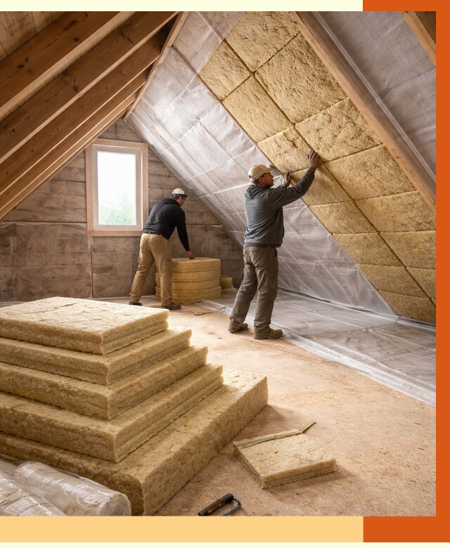 Утепление мансарды в Крымске от 2591 руб/м2 — комплексно и под ключ | ТепломастерКрм