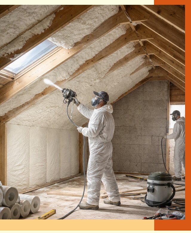 Утепление мансарды ППУ в Крымске от 2850 руб./м² — заказать под ключ | ТепломастерКрм