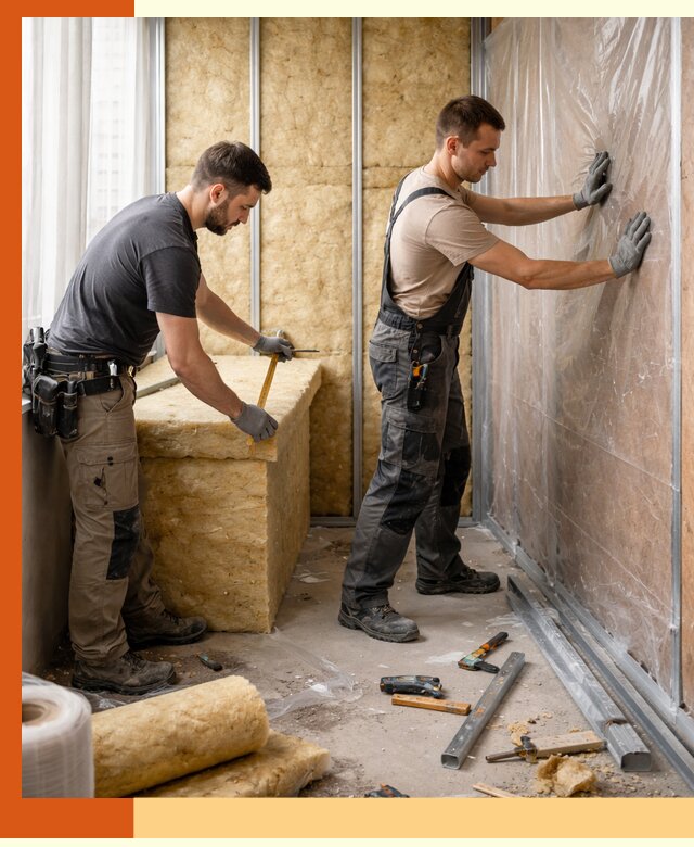 Профессиональное утепление лоджии в Крымске эффективно и надежно