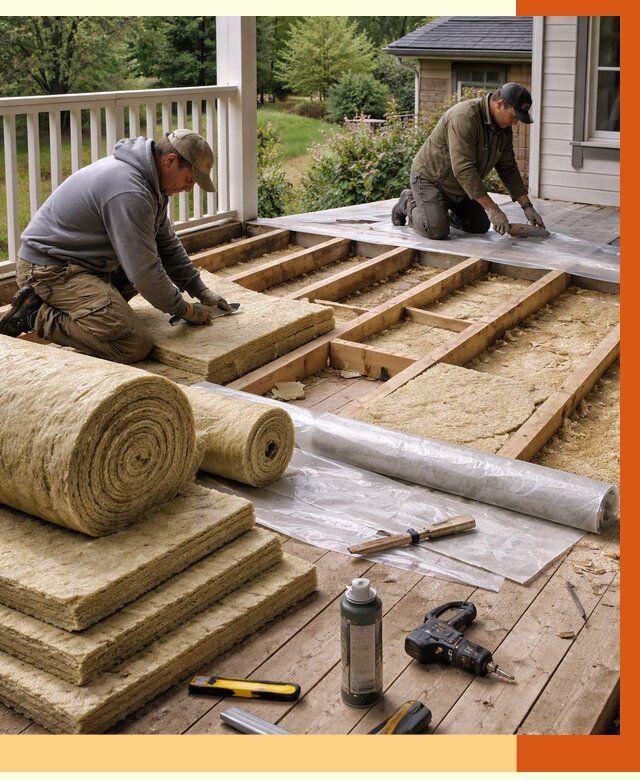 Утепление террасы в Крымске от 4352 руб./м2 — утеплить террасу под ключ | ТепломастерКрм