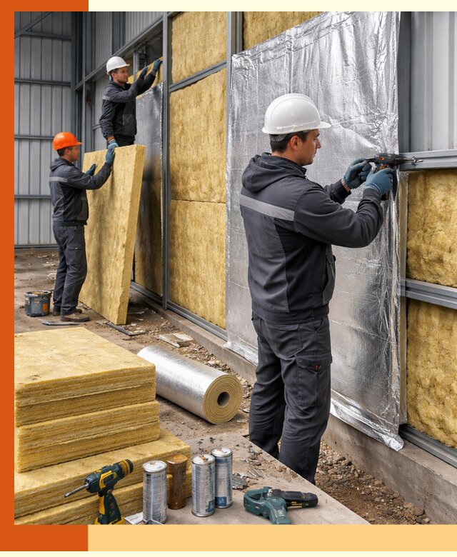 Утепление металлического ангара профессионально в Крымске