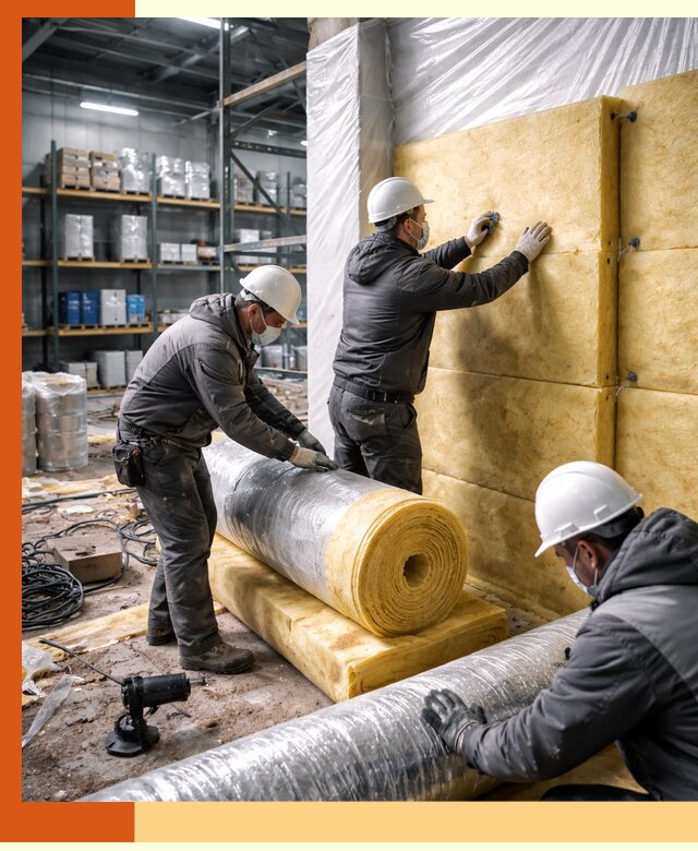 Утепление склада химсырья в Крымске: безопасная и эффективная изоляция