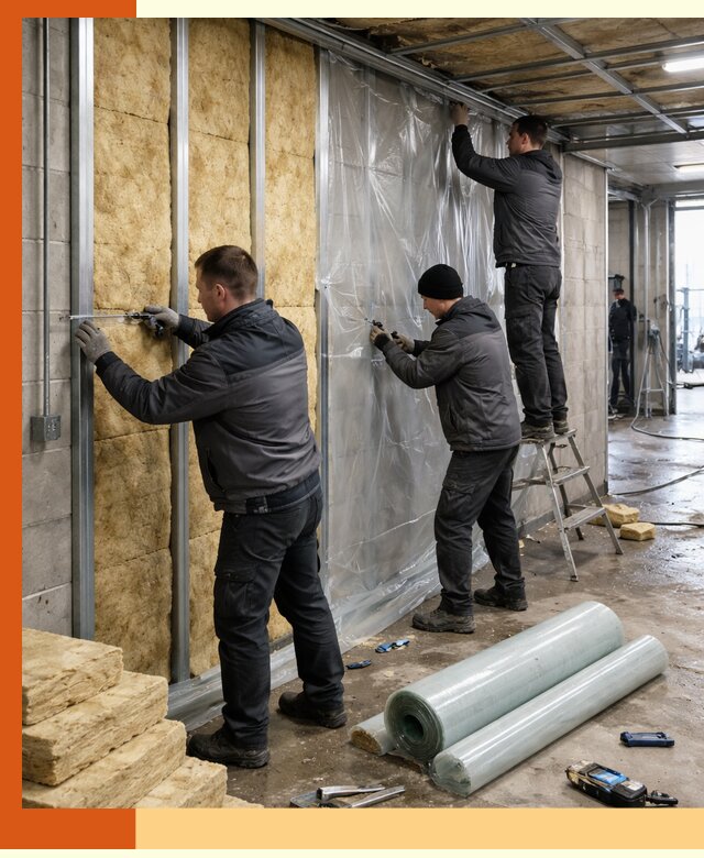 Профессиональное утепление автомойки в Крымске для любого типа помещений