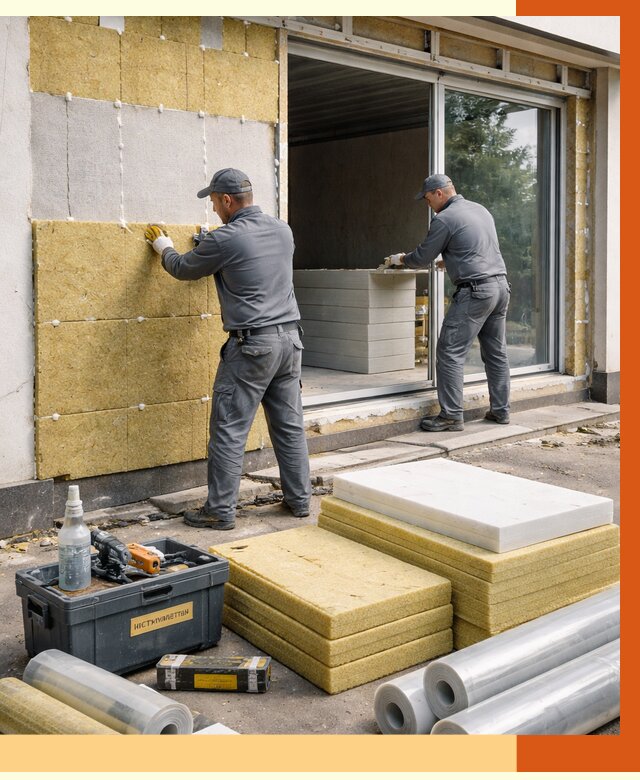 Утепление торгового павильона в Крымске от 15026 руб./м² под ключ | ТепломастерКрм