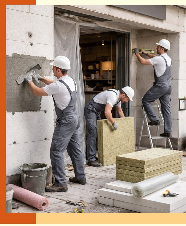 Утепление кафе в Крымске: профессиональная теплоизоляция и монтаж