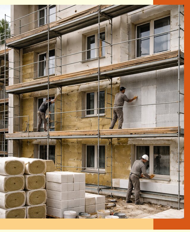 Утепление гостиницы в Крымске от 7461 руб./м2 — комплексно, ППУ, под ключ | ТепломастерКрм