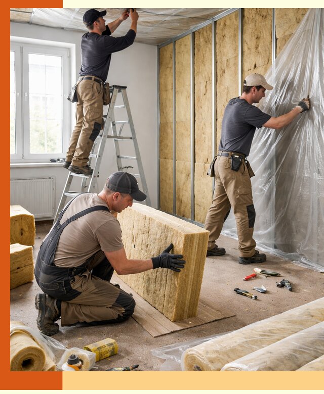 Утепление офисных помещений под ключ в Крымске