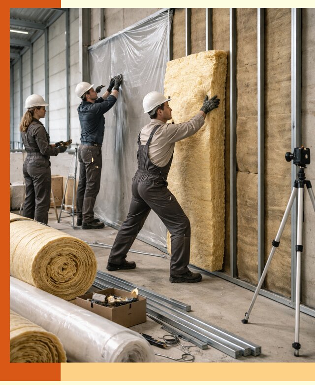 Утепление складского терминала в Крымске профессионально и надёжно