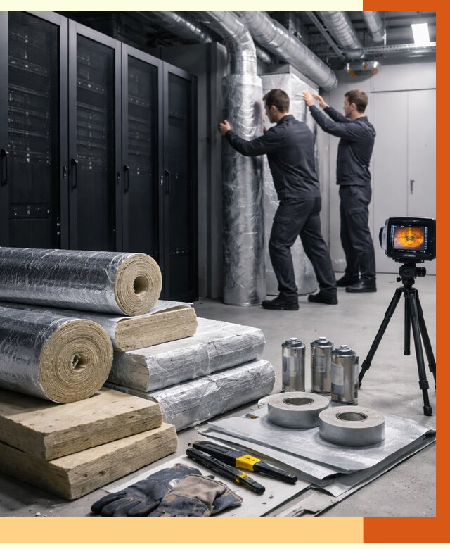 Утепление серверной в Крымске от 8809 руб./м² — комплексно под ключ | ТепломастерКрм