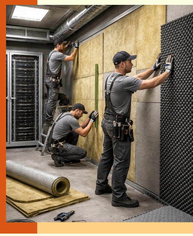 Утепление серверной комнаты профессионально в Крымске