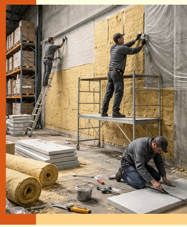 Утепление холодного склада под ключ в Крымске