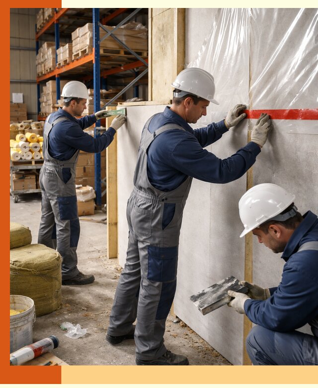 Утепление теплого склада под ключ в Крымске