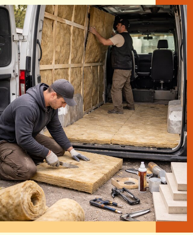 Утепление кемпера в Крымске под ключ от 12436 руб. — профессионально | ТепломастерКрм