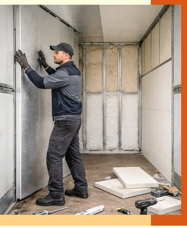 Утепление холодильного кузова в Крымске от 13990 руб. под ключ | ТепломастерКрм