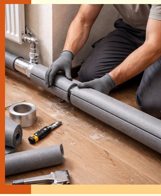 Утепление труб отопления в Крымске: теплоизоляция и защита сети