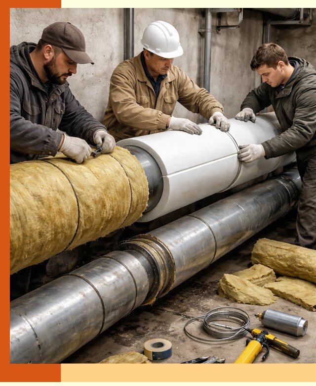 Утепление трубопровода в Крымске с гарантией энергоэффективности