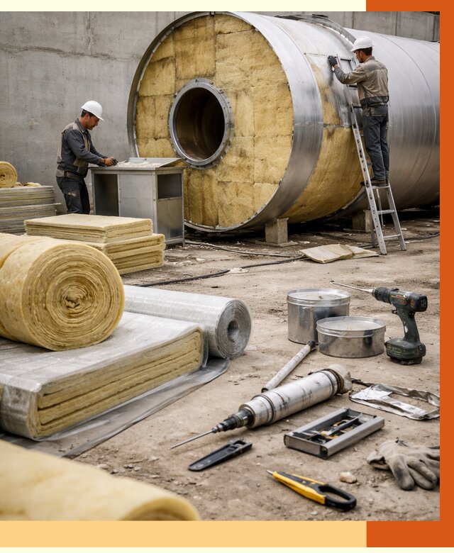 Утепление резервуара с топливом в Крымске от 28498 руб. под ключ | ТепломастерКрм