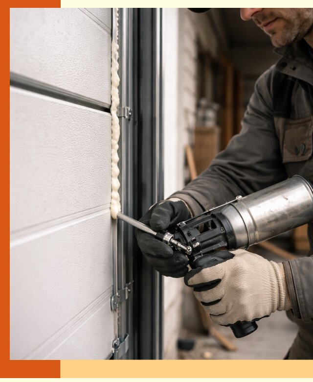 Заполнение пустот ворот в Крымске профессионально и герметично