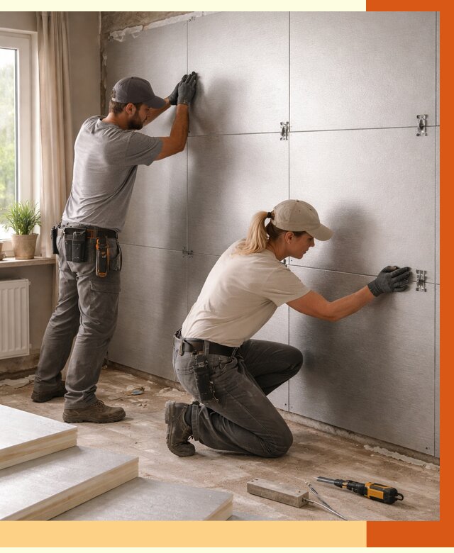 Утепление PIR панелями в Крымске от 4352 руб. под ключ | ТепломастерКрм