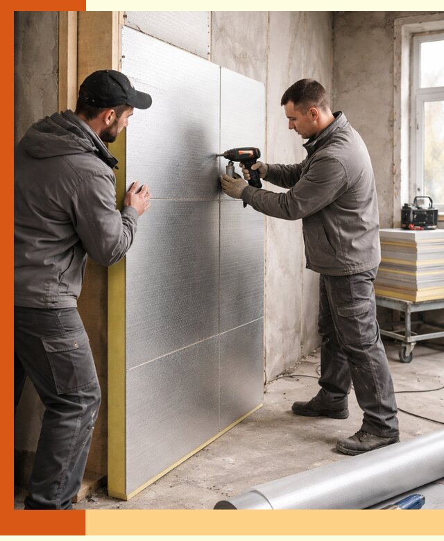 Утепление PIR панелями домов и зданий в Крымске