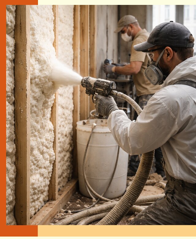 Утепление пеноизолом жилых и коммерческих объектов в Крымске