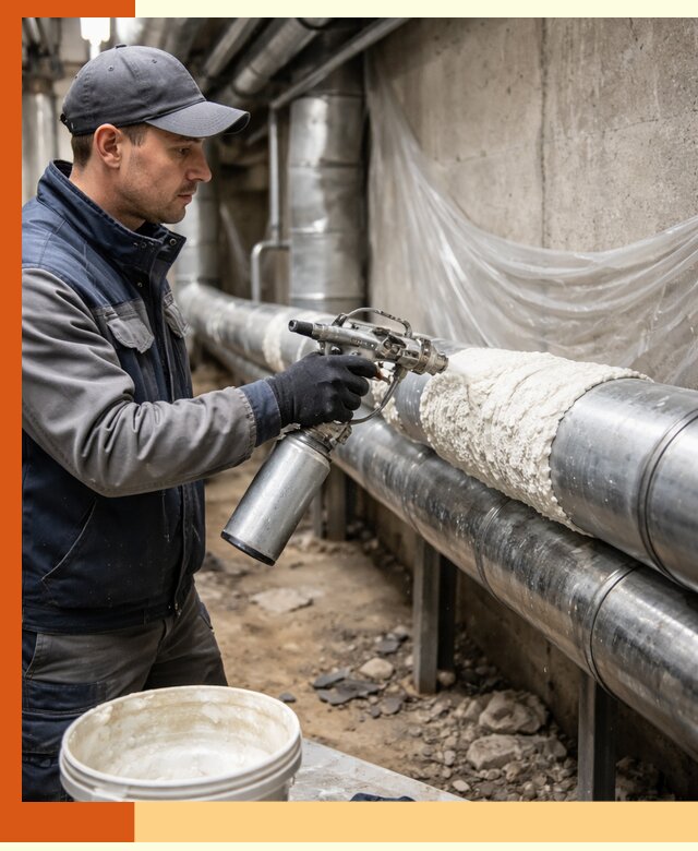 Утепление труб жидкой теплоизоляцией в Крымске