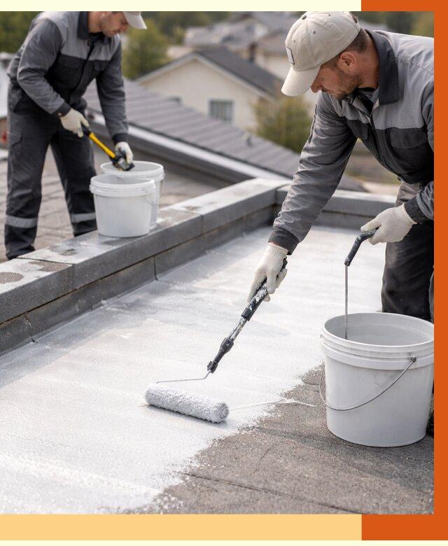 Утепление кровли жидкой теплоизоляцией в Крымске от 2228 руб./м2 | ТепломастерКрм