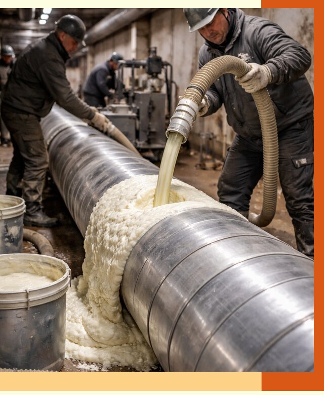 Утепление теплотрассы жидкой теплоизоляцией в Крымске от 4352 руб. | ТепломастерКрм