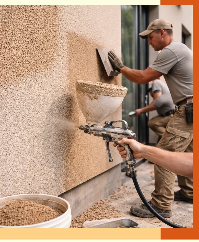 Утепление фасада жидкой пробкой в Крымске от 4974 руб./м² под ключ | ТепломастерКрм