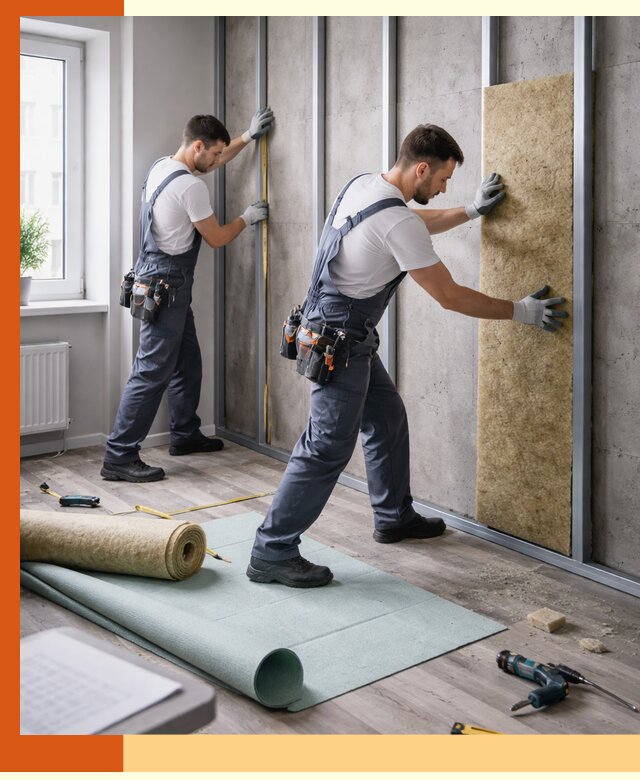 Шумоизоляция квартиры под ключ в Крымске — профессионально и гарантированно