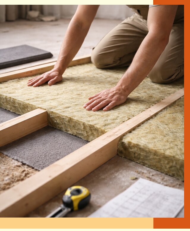 Шумоизоляция пола в Крымске от 1295 руб./м² — профессиональная звукоизоляция | ТепломастерКрм