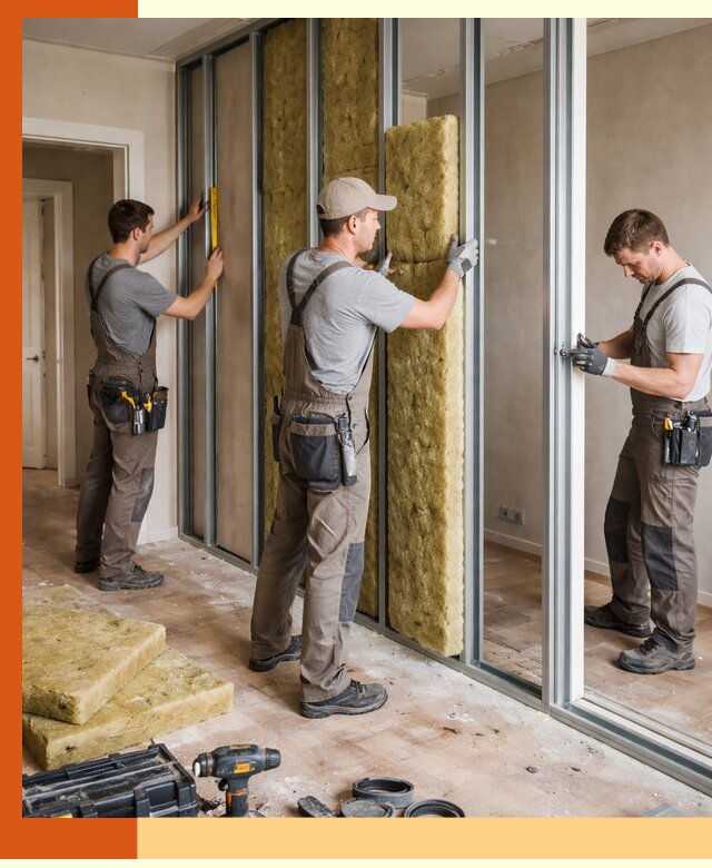 Шумоизоляция межкомнатных перегородок в Крымске эффективно и надёжно