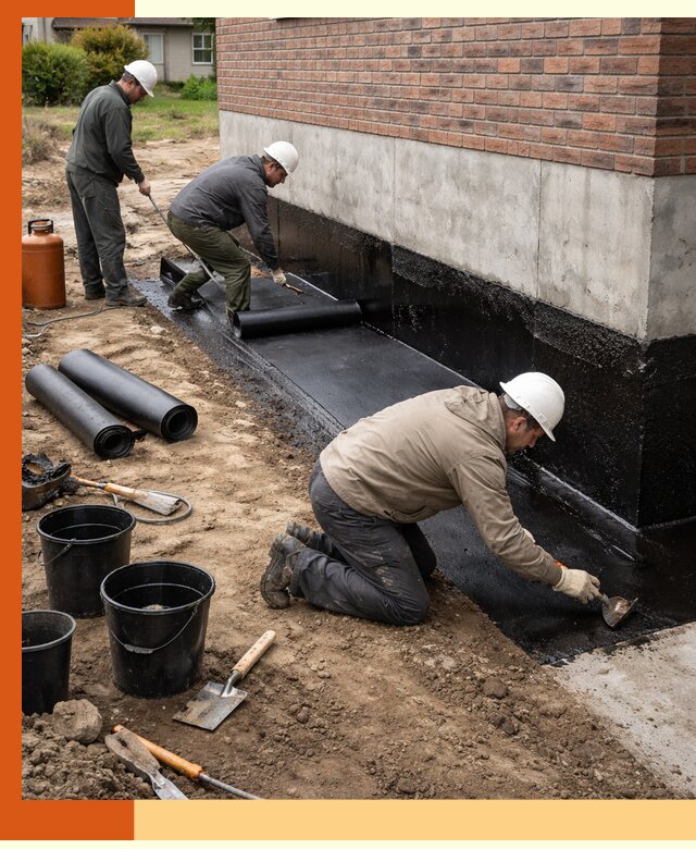 Гидроизоляция фундамента в Крымске: надежная защита строений