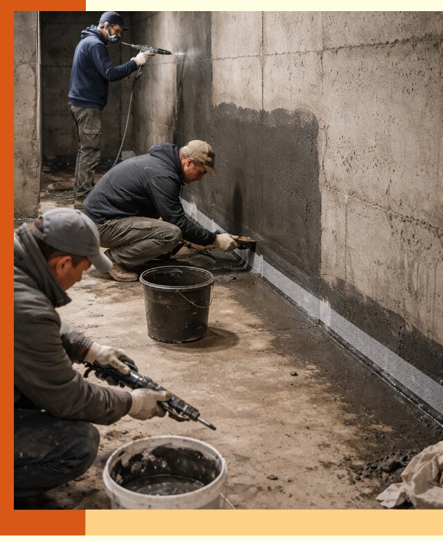 Гидроизоляция подвала в Крымске — комплексная защита от влаги