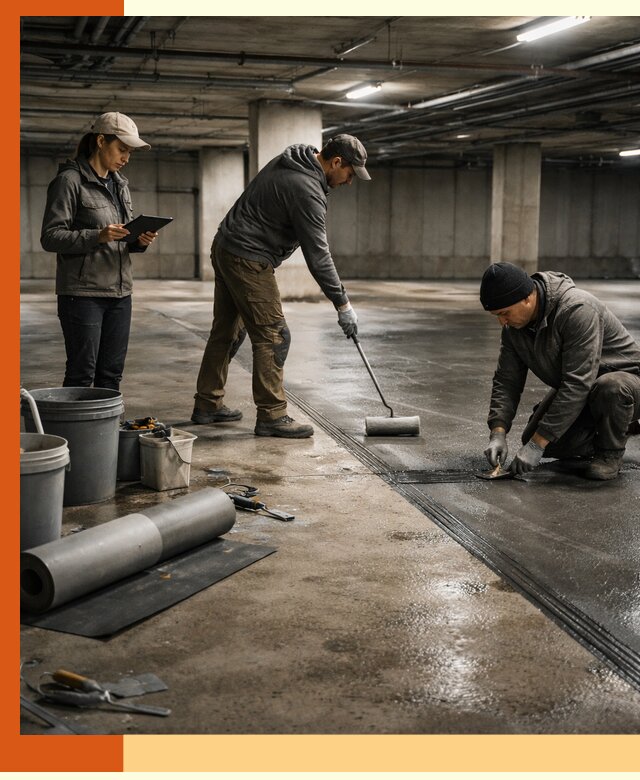 Гидроизоляция паркинга в Крымске: качественная защита зданий