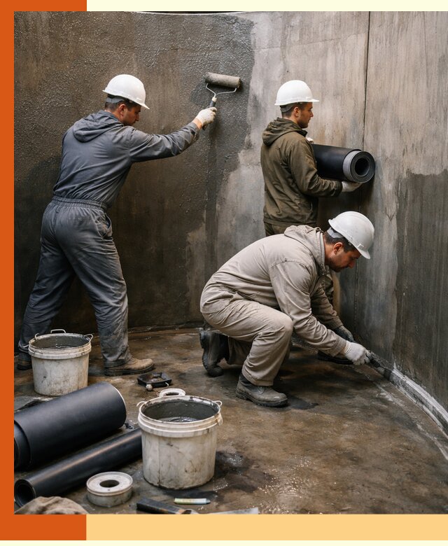 Гидроизоляция резервуара профессионально в Крымске