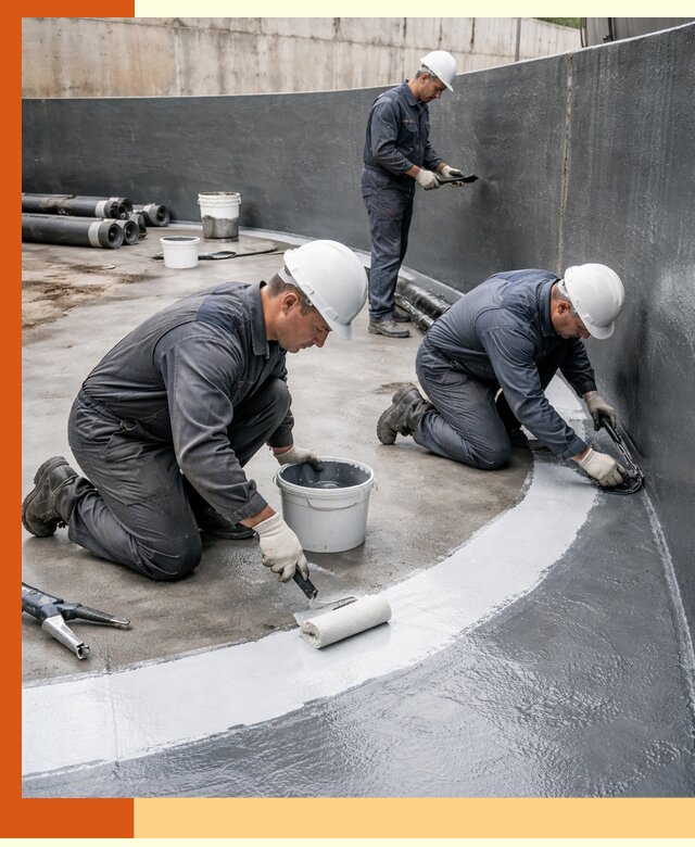 Гидроизоляция резервуара для топлива в Крымске