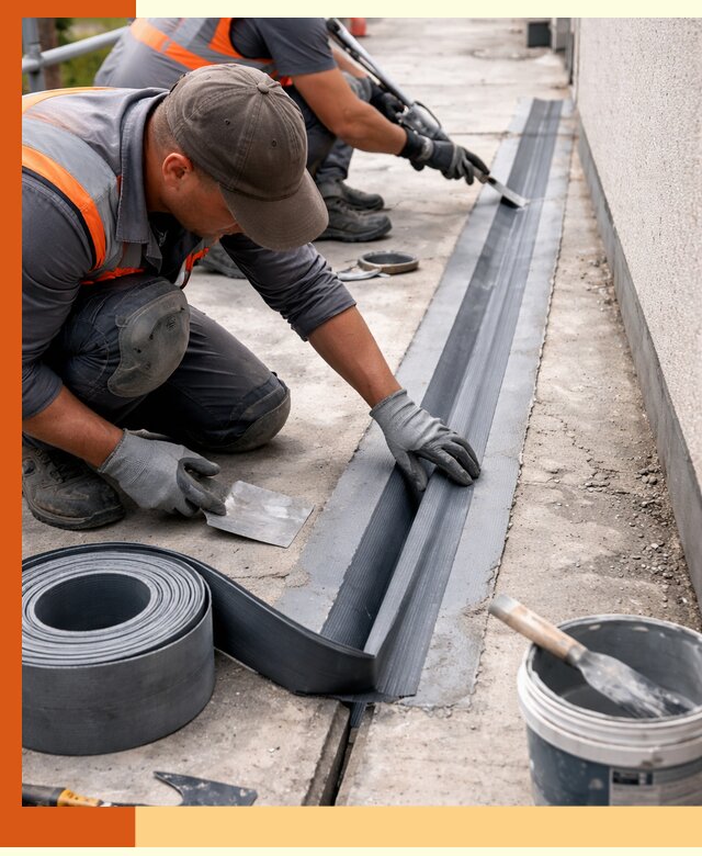 Гидроизоляция деформационного шва в Крымске профессионально и надежно