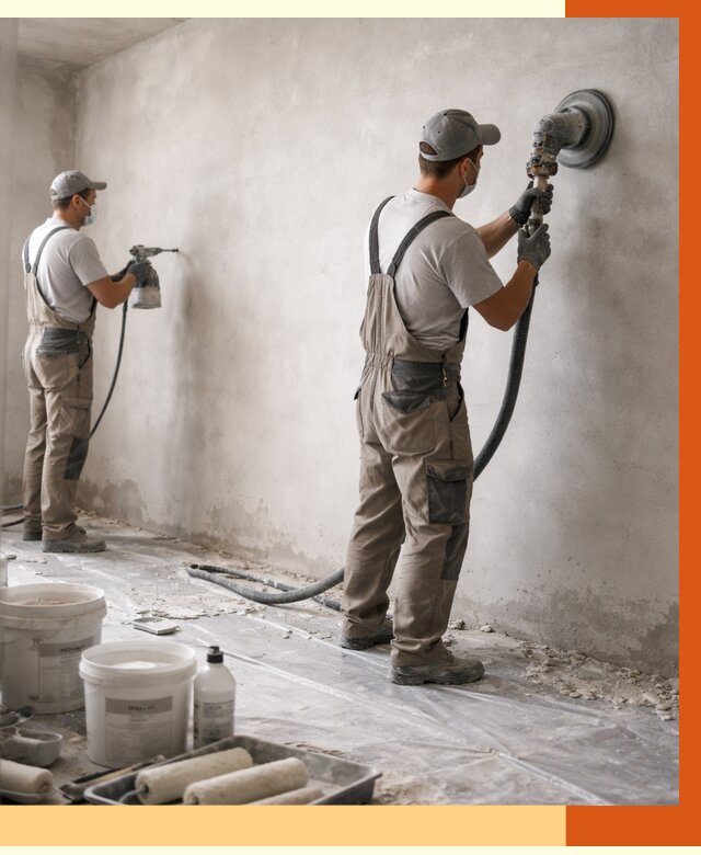 Подготовка поверхности под напыление в Крымске от 1244 руб. — ТепломастерКрм