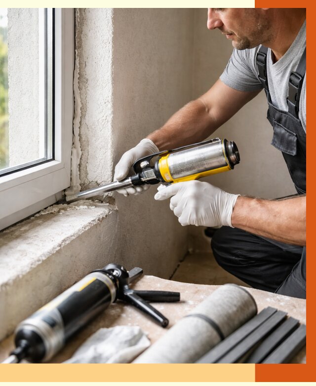 Герметизация стыков и примыканий в Крымске от 1244 руб. под ключ | ТепломастерКрм